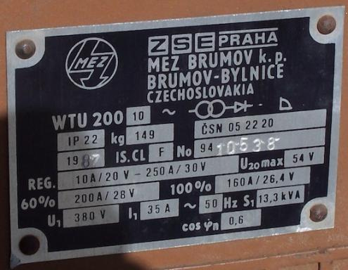 Elektická svářečka WTU 200