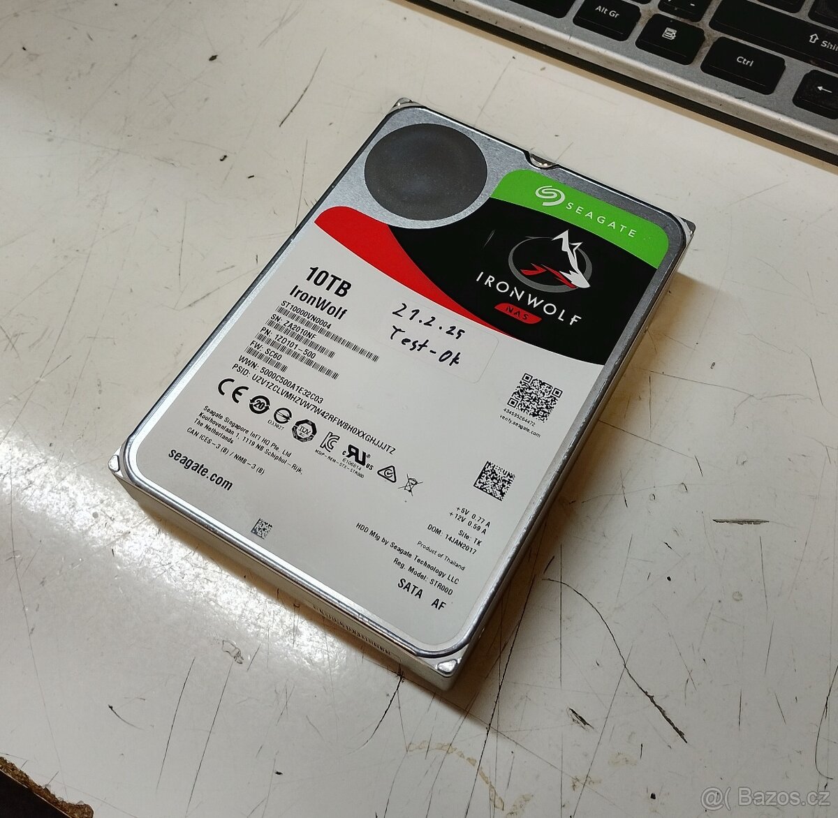 Seagate ST10000VN004 Iron Wolf - 10TB/7.2K RPM/SATA/3.5"