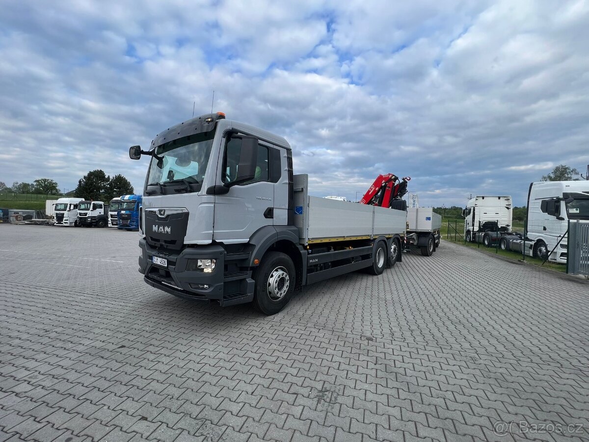 MAN TGS 26.470 6x2-4 BL+HR FASSI F185