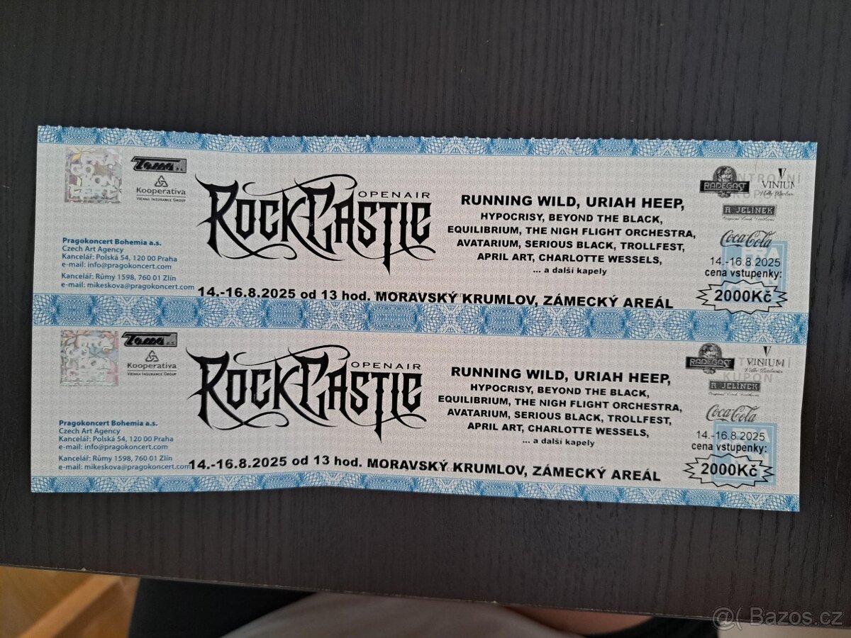 Rock Castle 2025 - 2x celofestivalová vstupenka