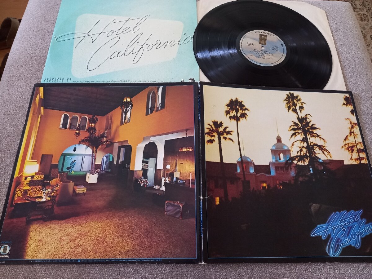 EAGLES “Hotel California”/Asylum 1976/rozkl. ob+orig. vnut.