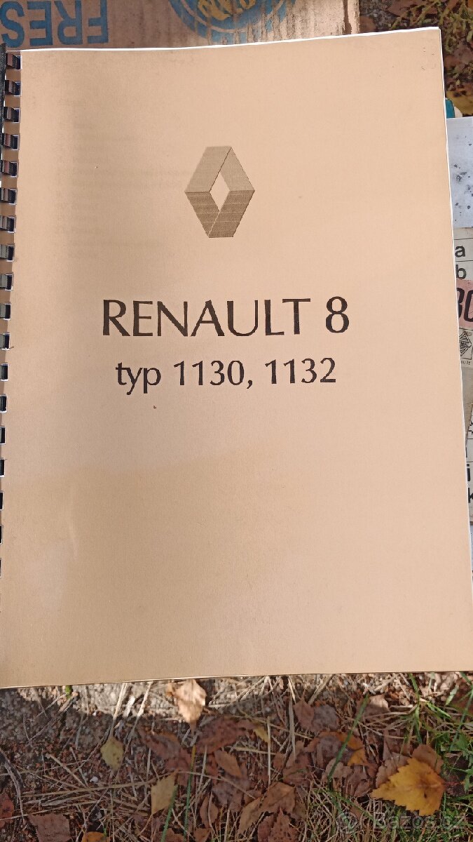 Kniha opravy a montáže Renault 8