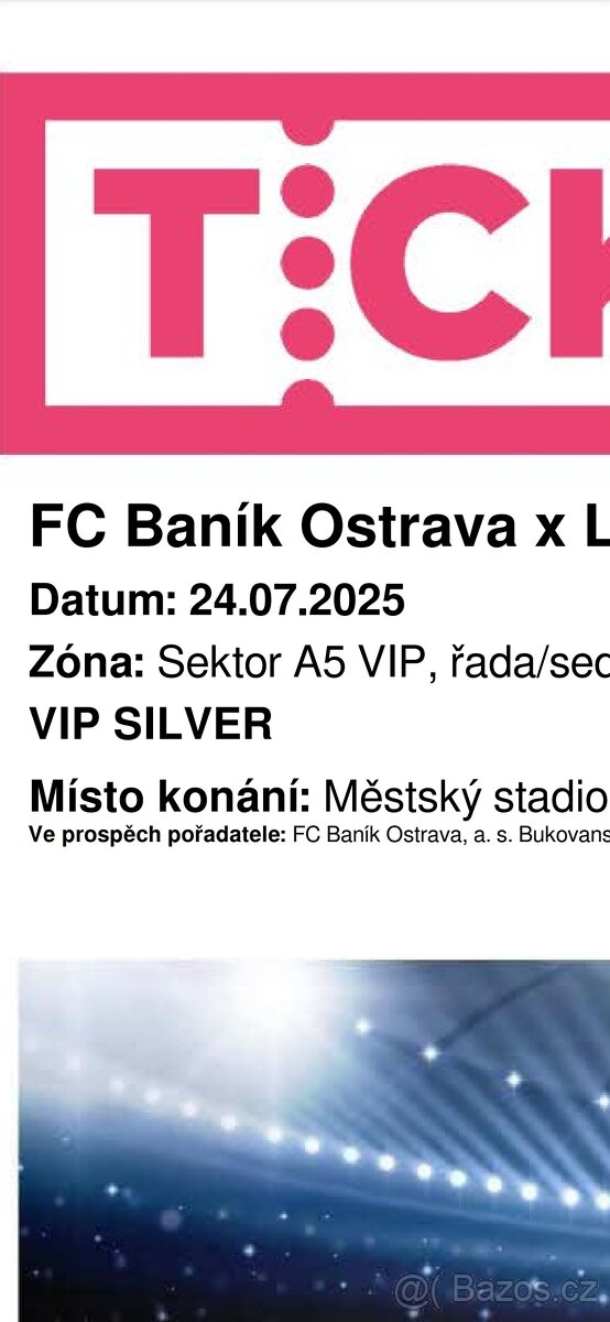 2xvstupenky VIP