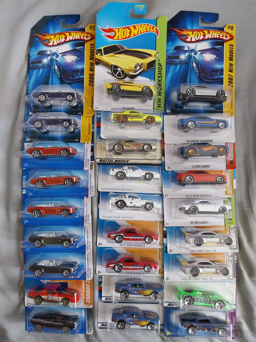 Hot wheels Camaro auto, auticko