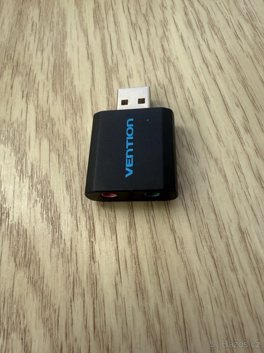 Vention USB External Sound Card Black Metal Type