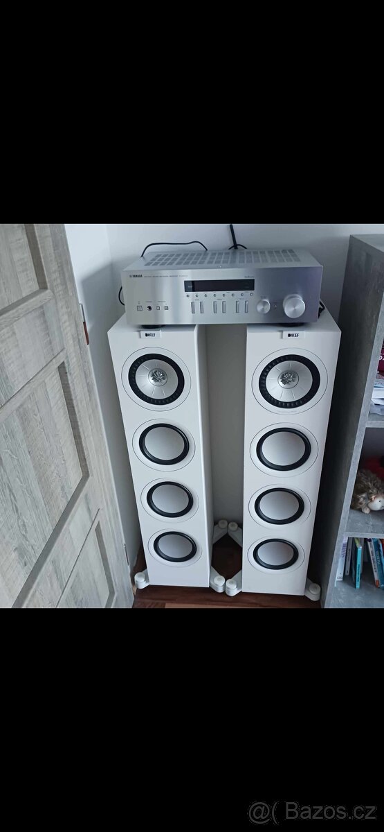 Repro bedny KEF+zesilovač Yamaha