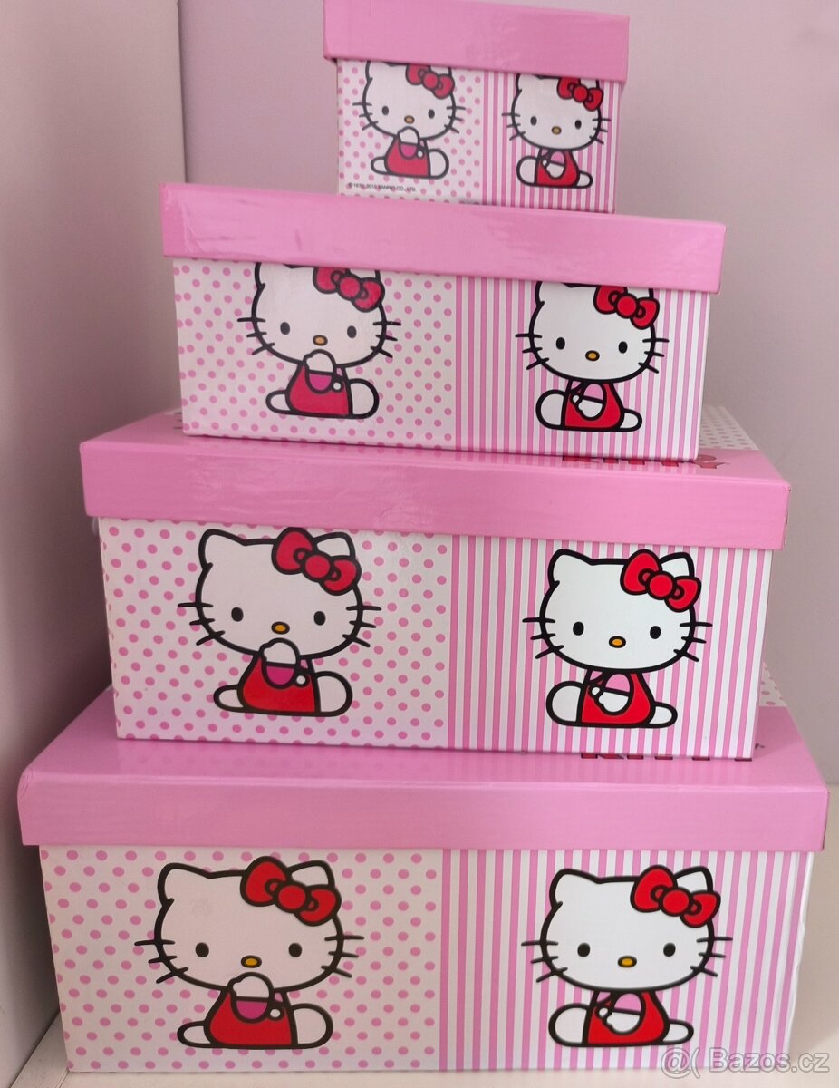 Krabice Hello Kitty 4ks