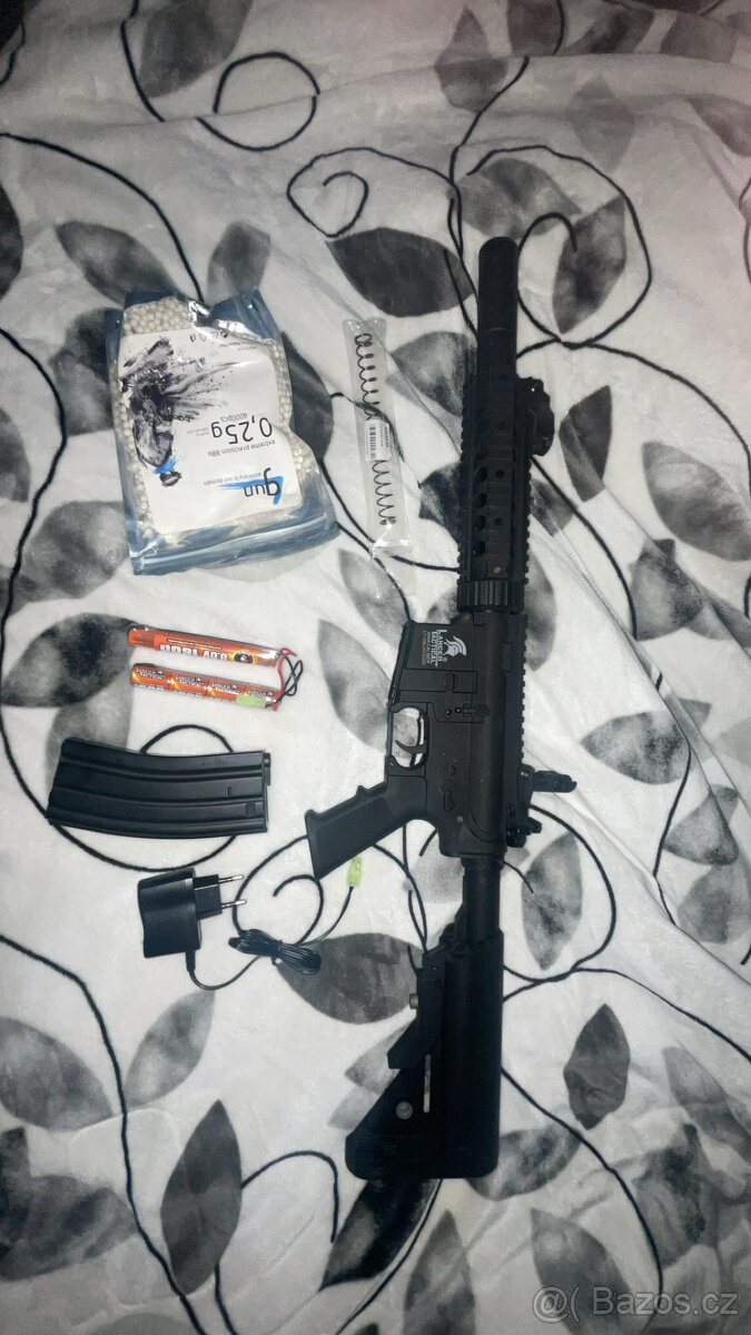 Airsoftová zbraň M4 SD Sportline 9" (Gen.2) - černá