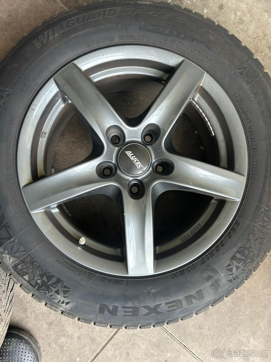 Kola ALUTEC 5x127 R17 – zimní pneu NEXEN Winter GUARD Sport
