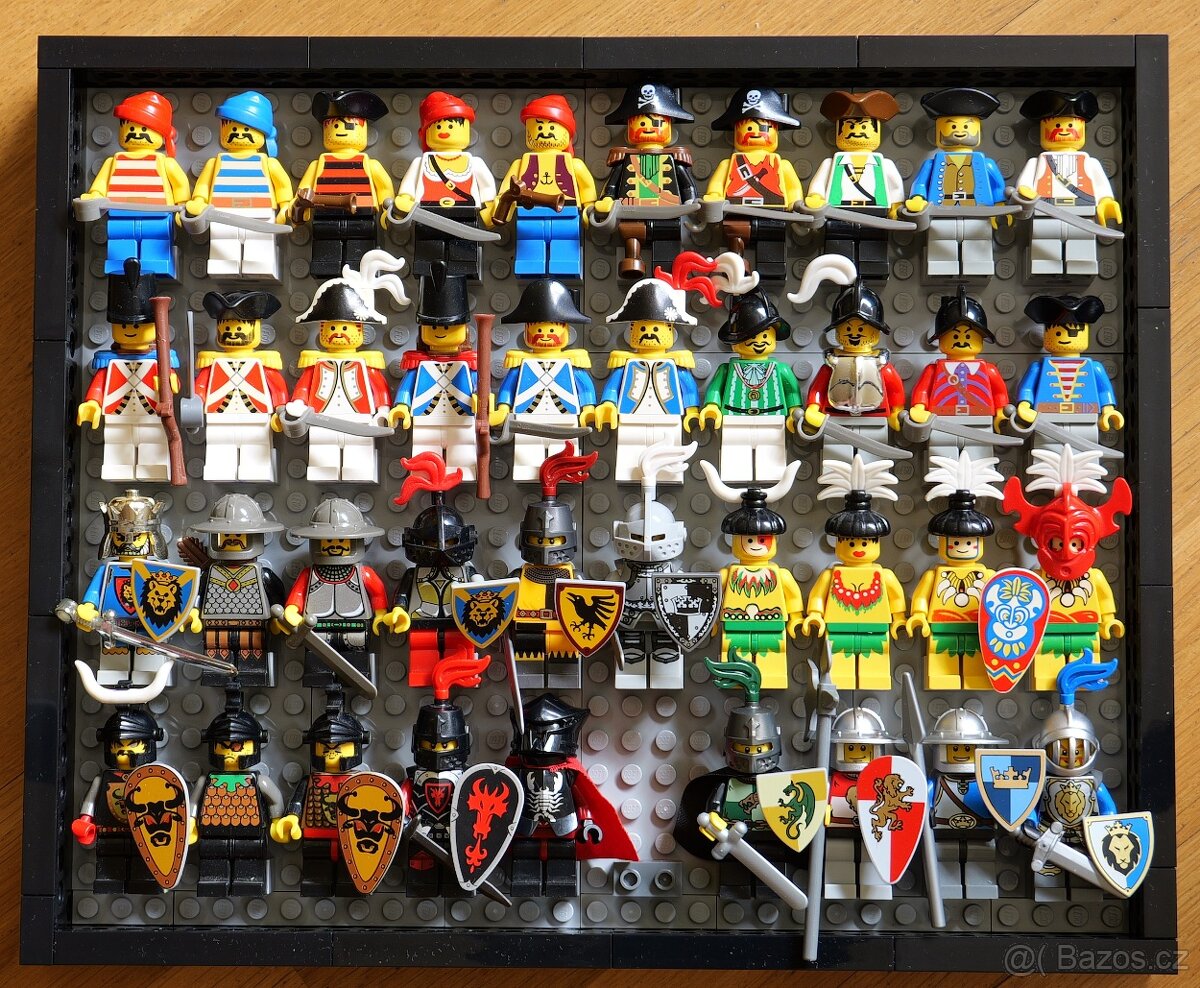 Velká sbírka Lego Castle Rytíři a Pirates Piráti