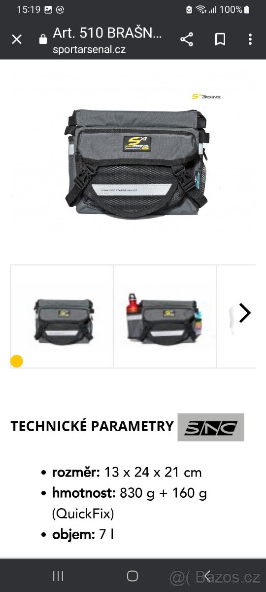 Brašna na řídítka