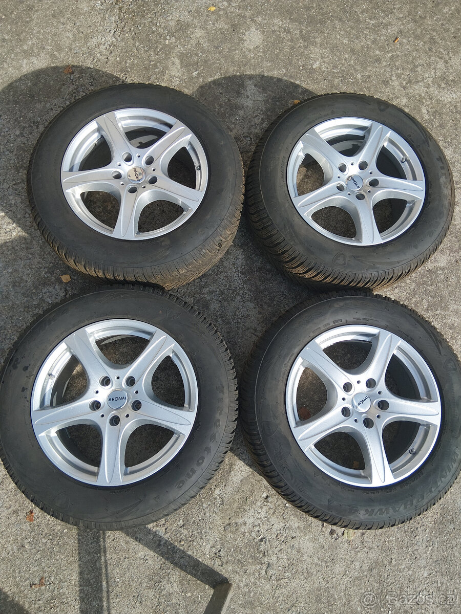Alu kola např. REXTON 5x130 R18 ET43 RONAL+zimní 255/60 R18