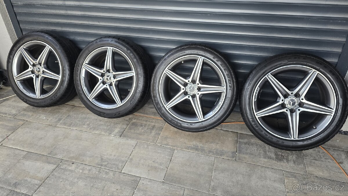 Alu kola a zimní pneu Mercedes 18" AMG