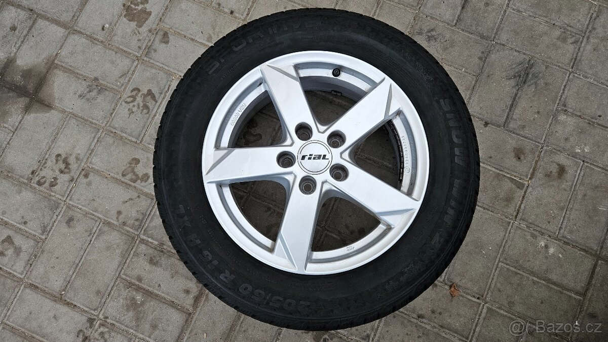 Zimní Sada Alu 5x112 205/60 R16 Rial