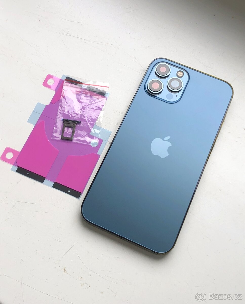 Apple iPhone 12 Pro Max BLUE - Housing - PLNĚ OSAZENÝ