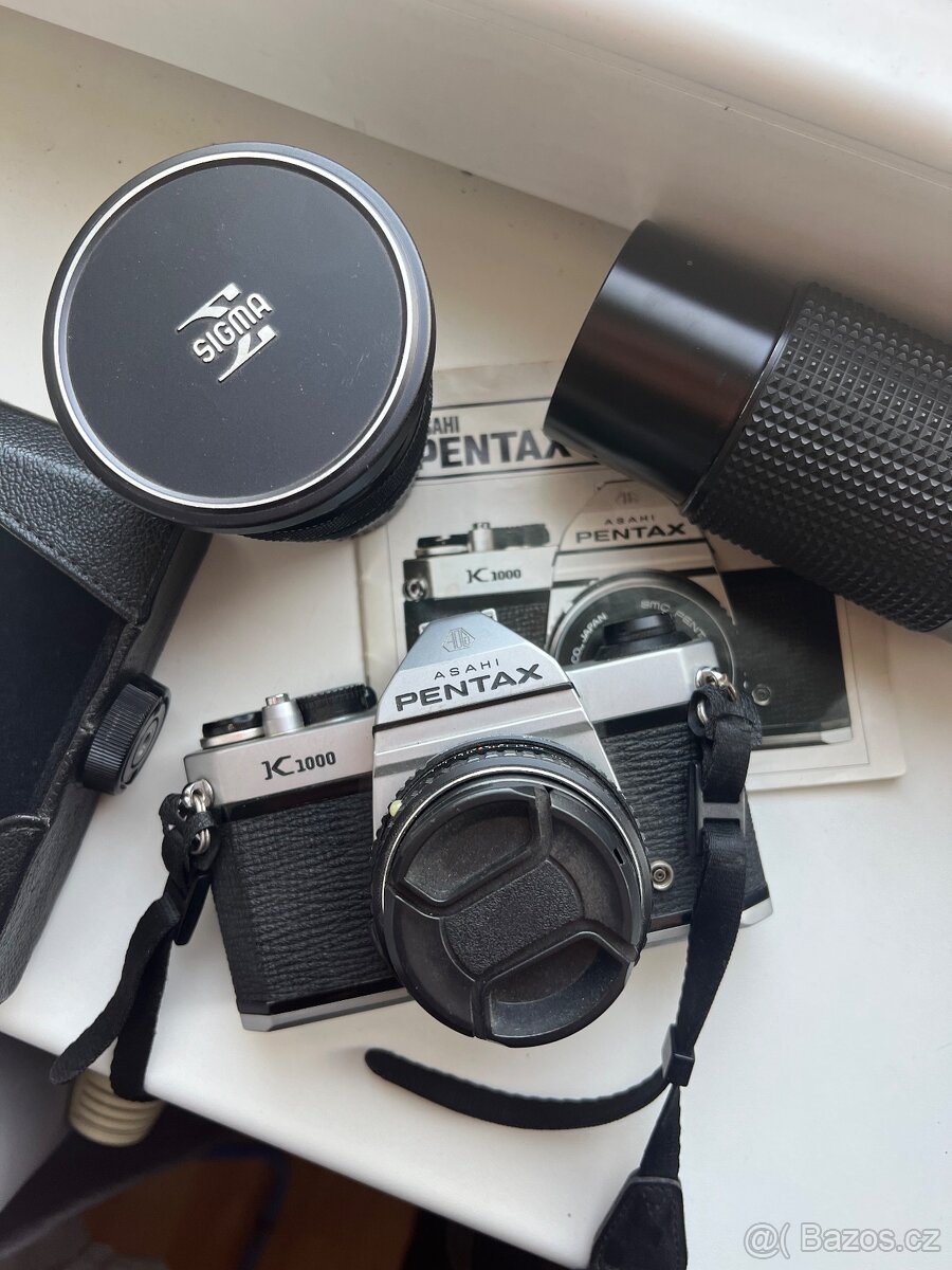 Pentax K1000 - zajímavý set