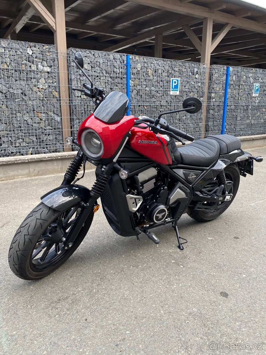 Moto Morini Calibro Custom 700 červená