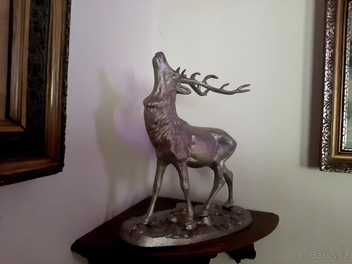 myslivost, soubor dekoračních předmětů