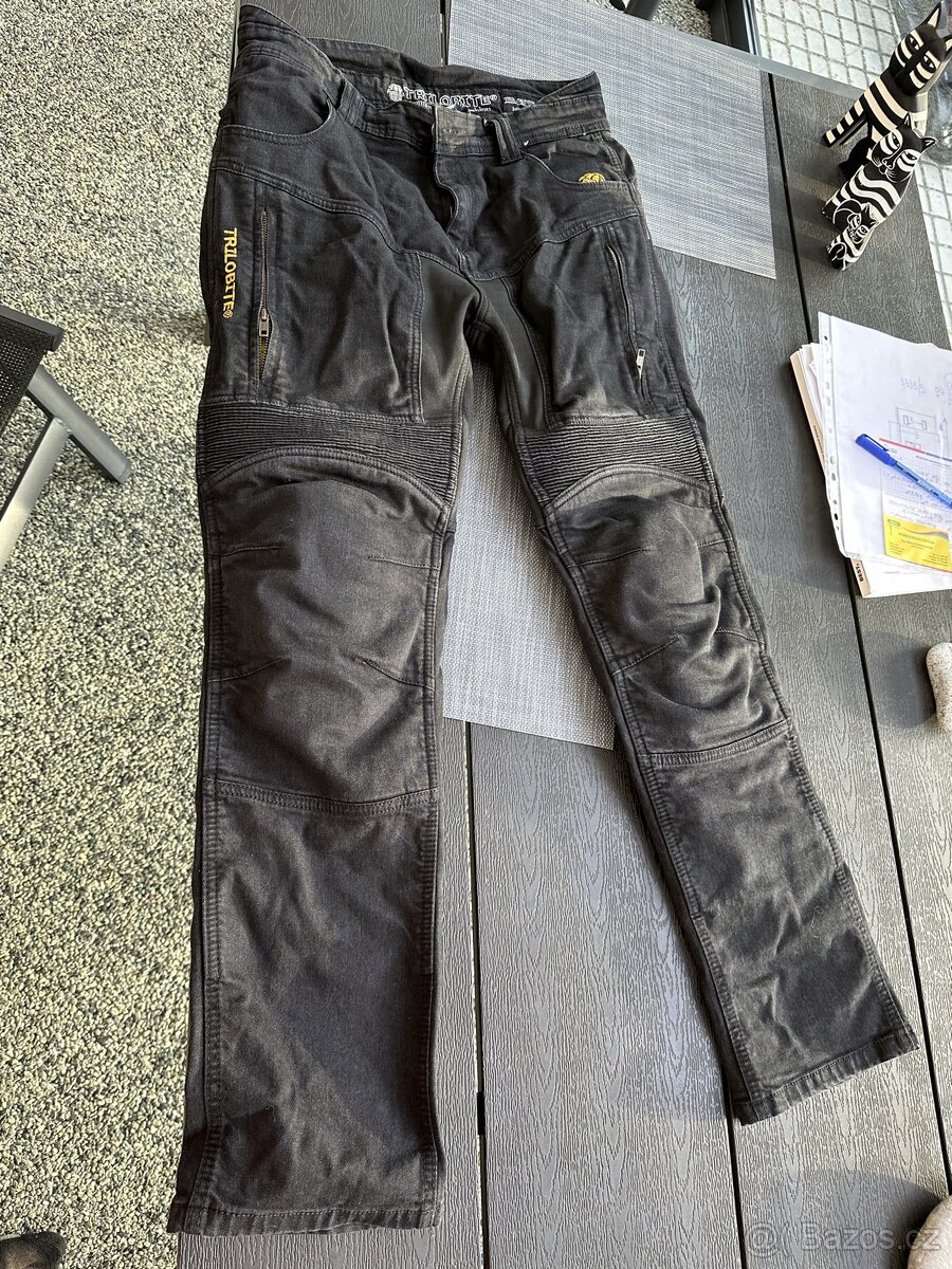 Kevlarové moto jeans Trilobite 34W32L