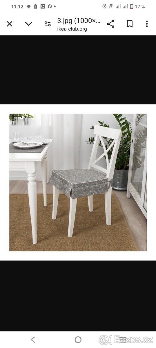 Koupím /sháním polštáře na židle IKEA Elsebet