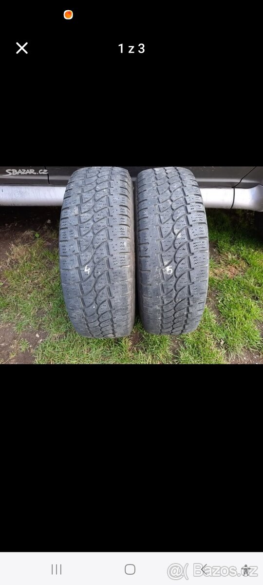Zimní pneu 225/70 R15C disky Iveco