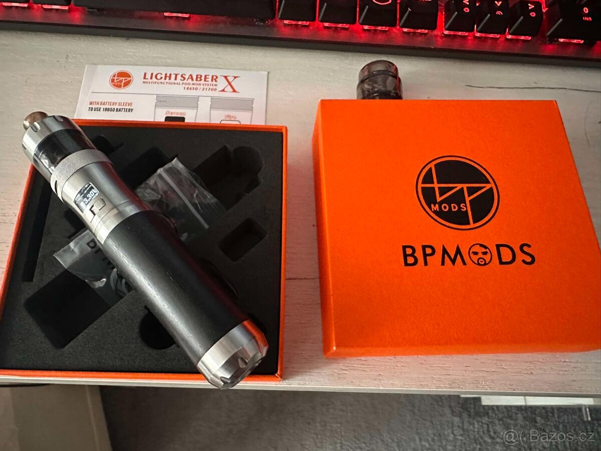 BP Mods LIGHSTSABER X elektronicka ciga.reta
