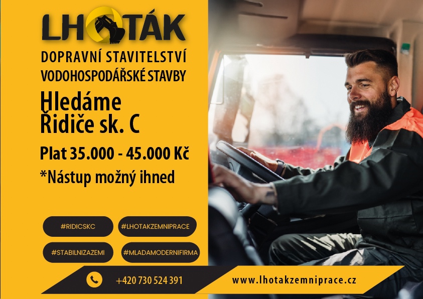 ŘIDIČ - NÁKLADNÍ VŮZ PRO STAVBU
