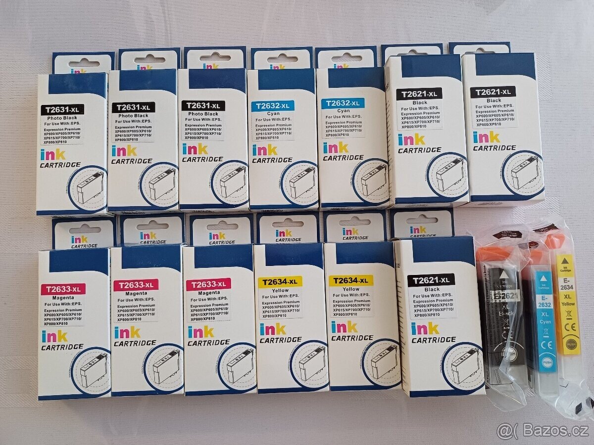 Epson tiskárna - nové náplně.