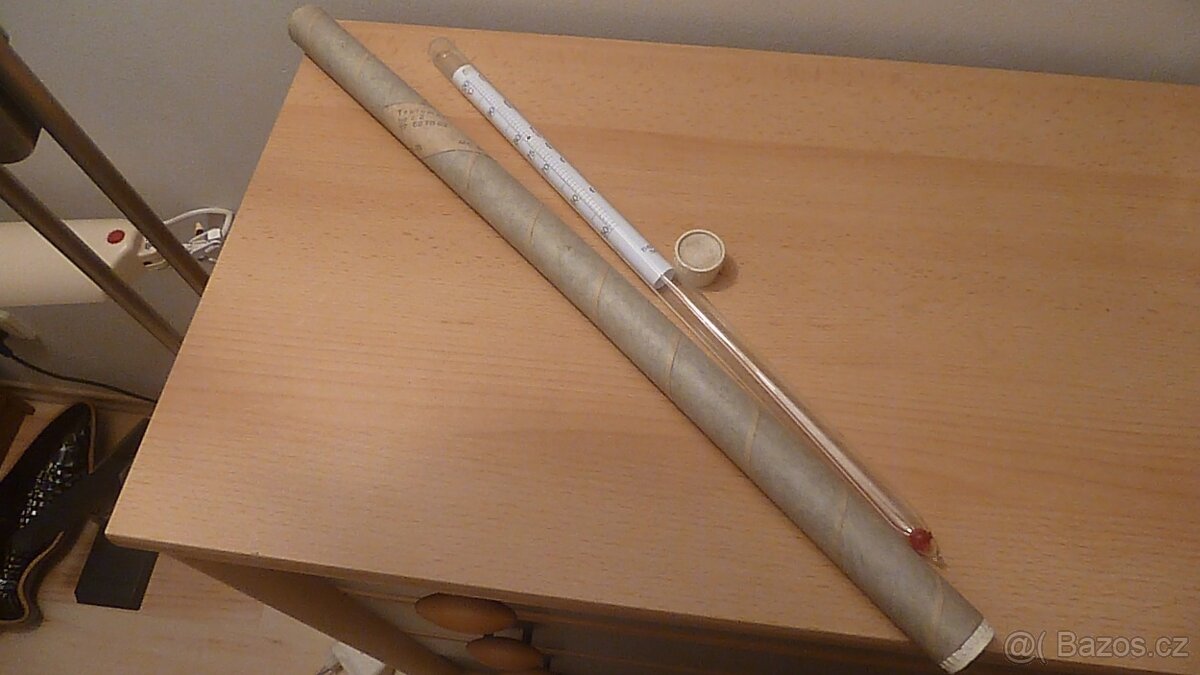 starý velký teploměr 45cm