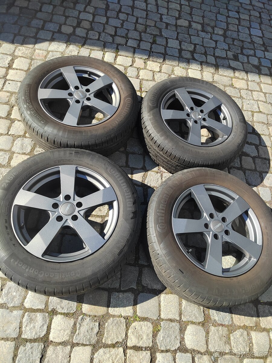 Prodám alu 17 5x112 Dezent Vw Tiguan Škoda Kodiaq
