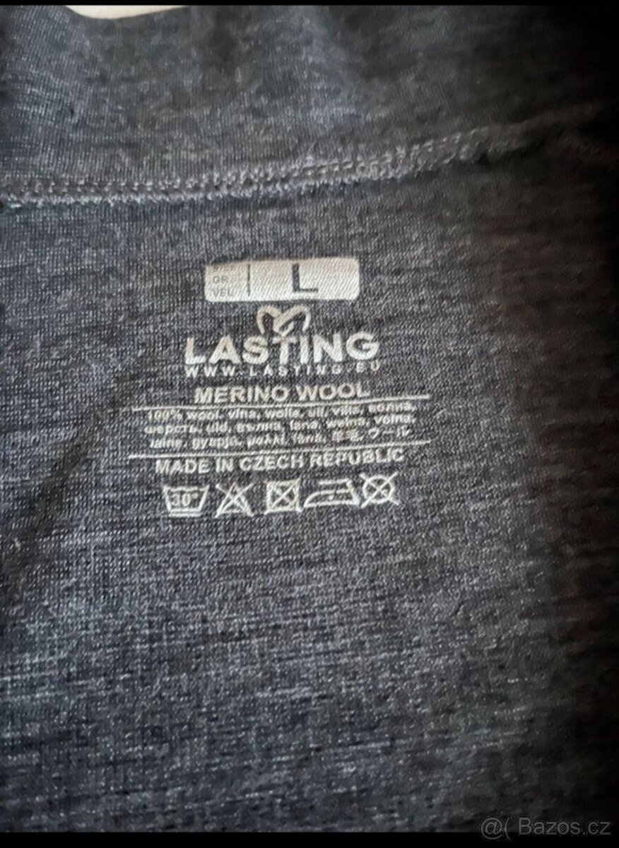 Lasting pánská merino vesta WESO šedá