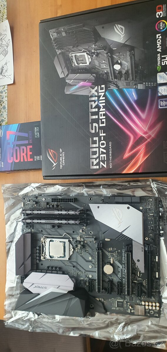 Zakladni deska, cpu, ram