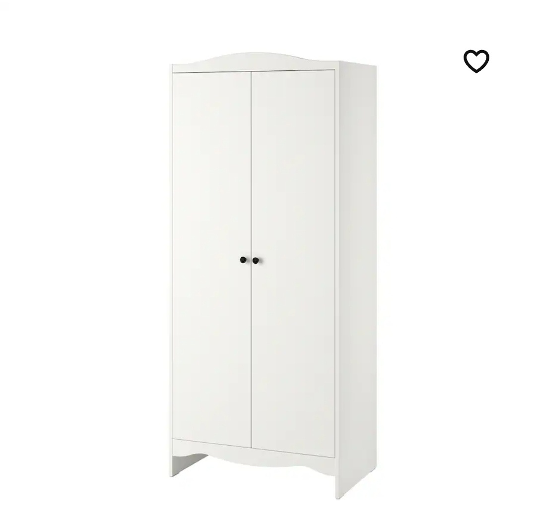 2x Detska skrin Smagora bila (IKEA)