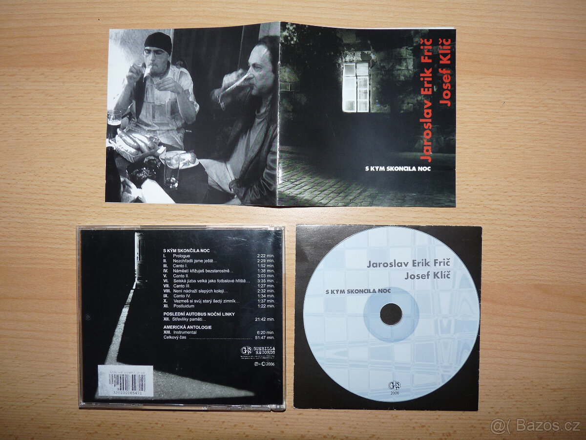 prodám CD J.E. FRIČ & J.KLÍČ-S Kým skončila Noc 2006