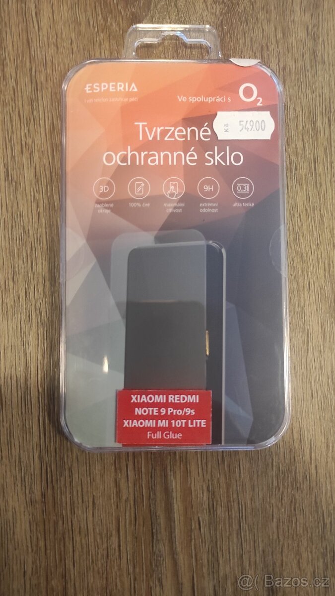 Tvrzené ochranné sklo na Xiaomi Redmi Note 9 Pro