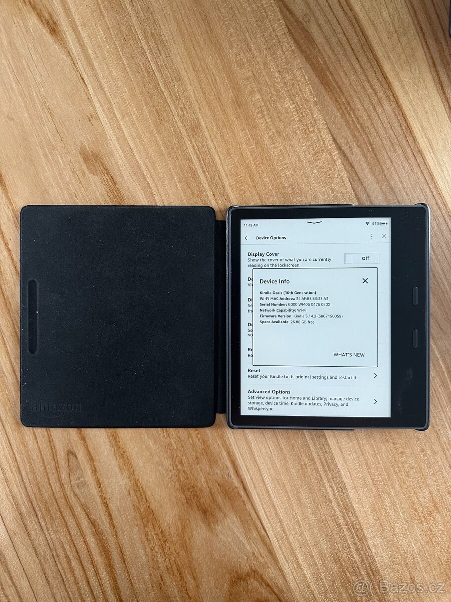 Čtečka knih Amazon Kindle Oasis 10th. gen 32 GB WiFi + obal
