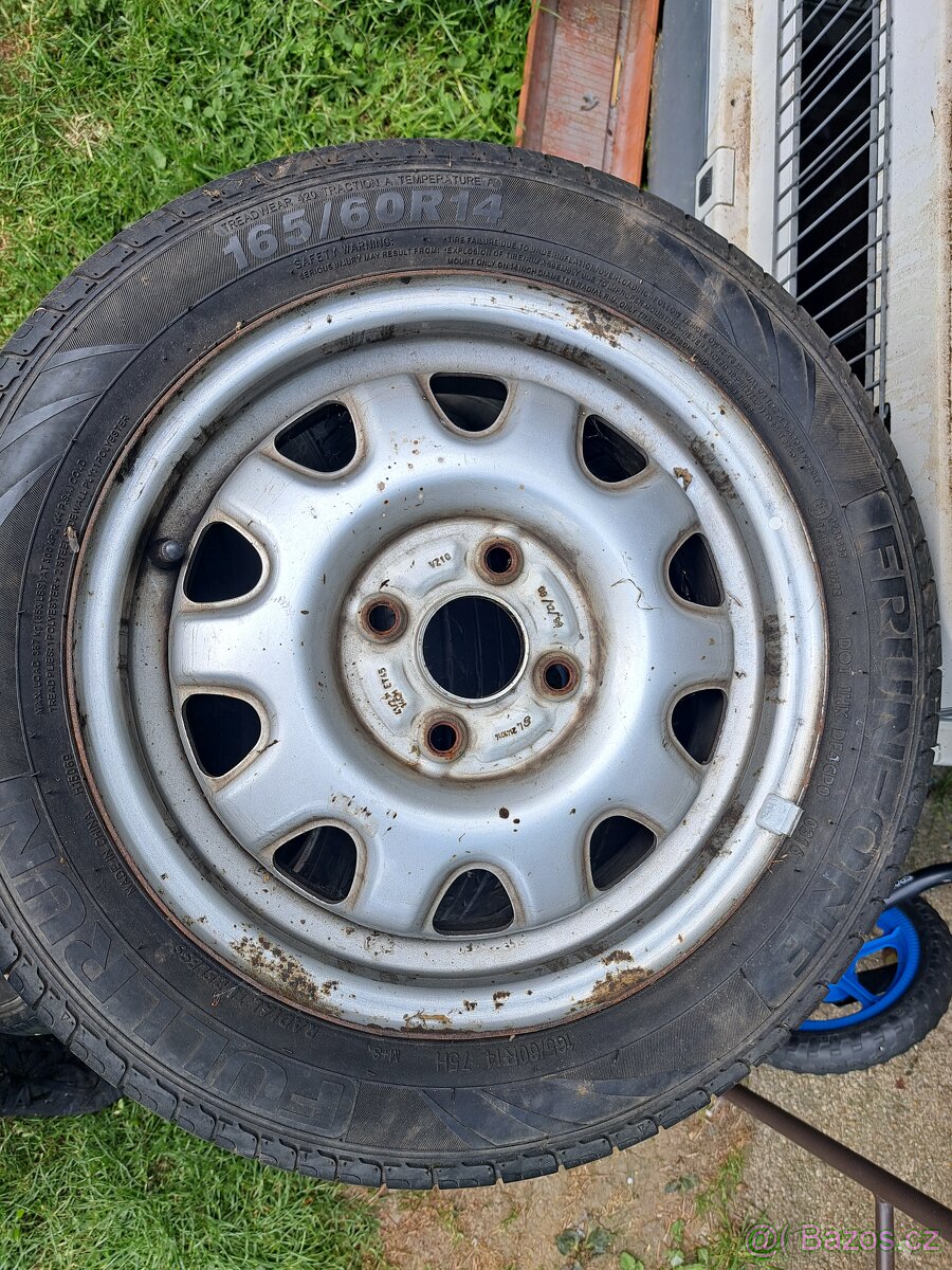 Plechové disky 14, 4x100