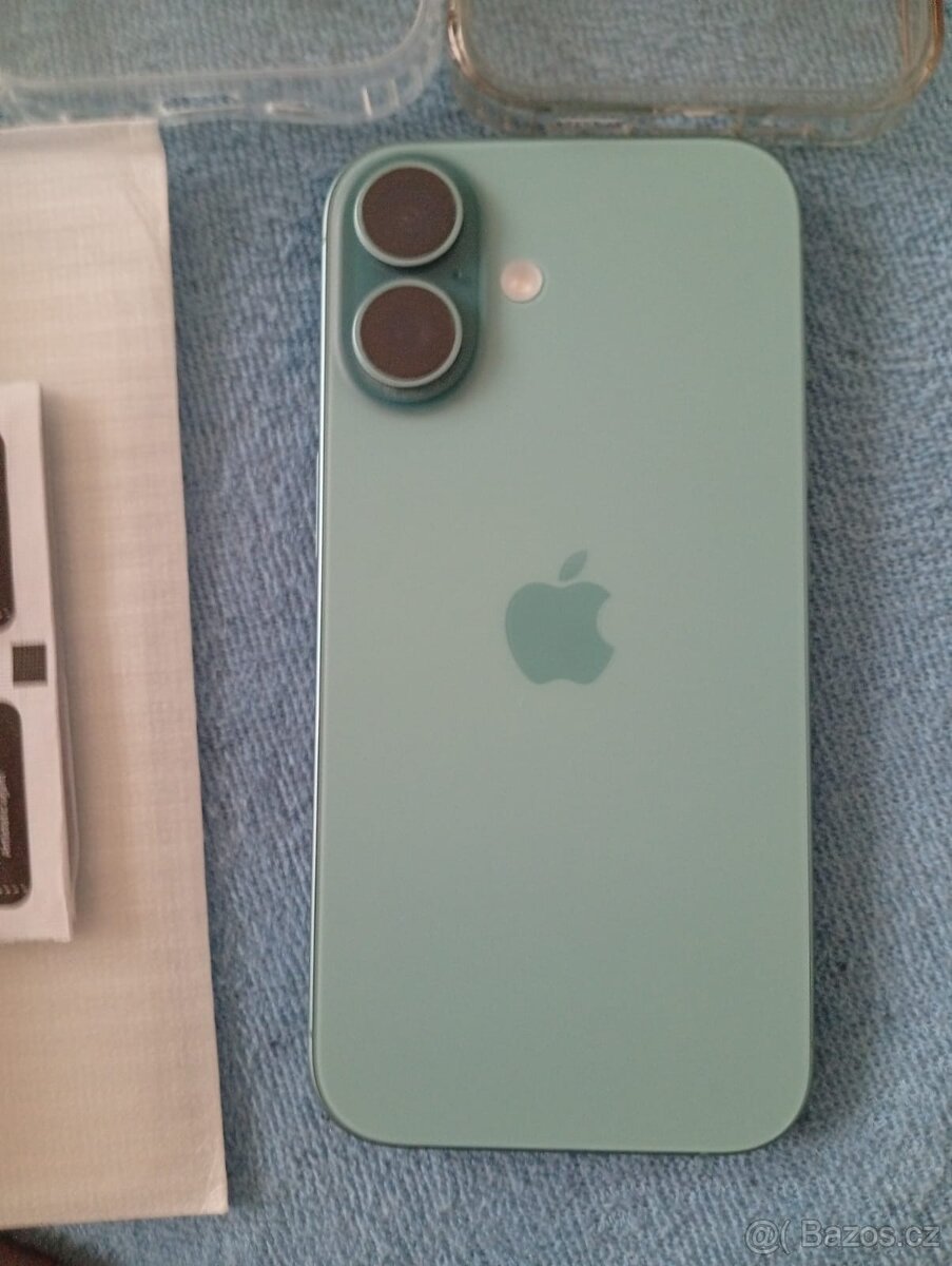 Iphone 16 128gb zelený, záruka 1/2027