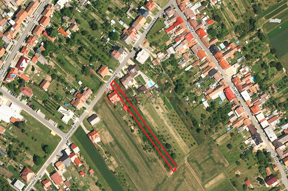 Prodej stavebního pozemku s projektem, Vnorovy