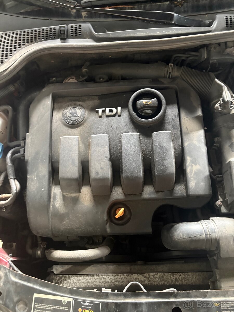 Škoda motor 1.9tdi 77kw BKC