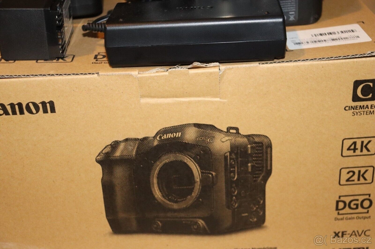 Cinema kamera Canon EOS C70, 2 baterie, SD karta 256 Mb/s, v