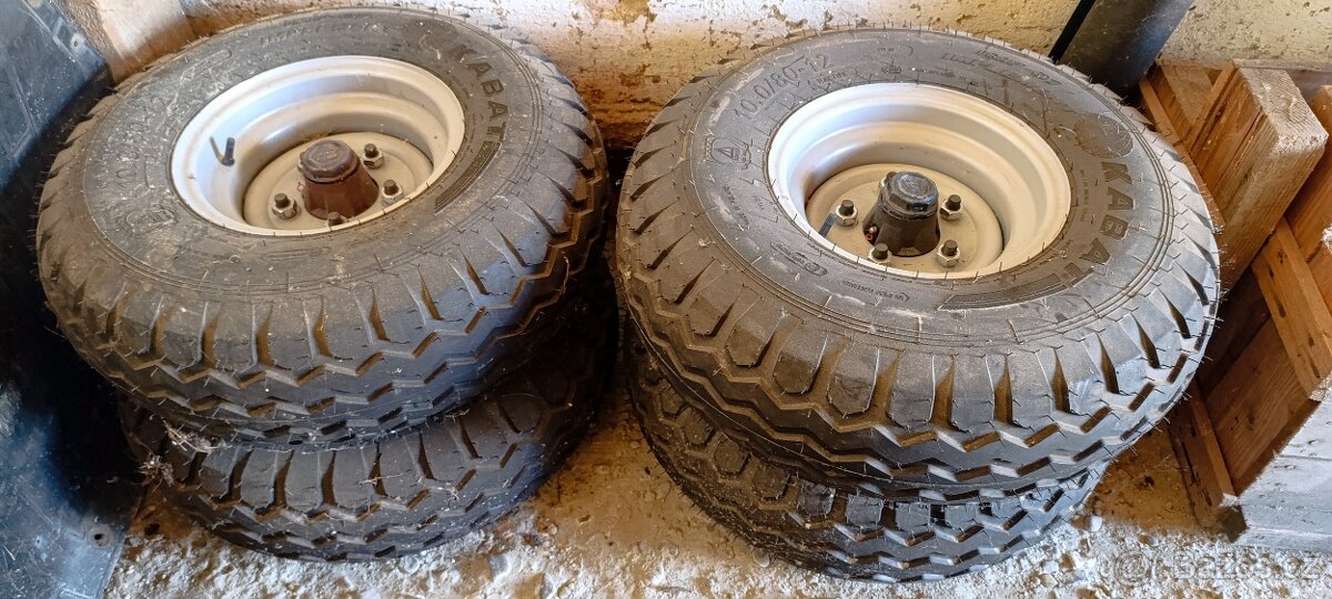 Kola s pneumatikami KABAT 10,0/80 - 12 10PR IMP-07 TT