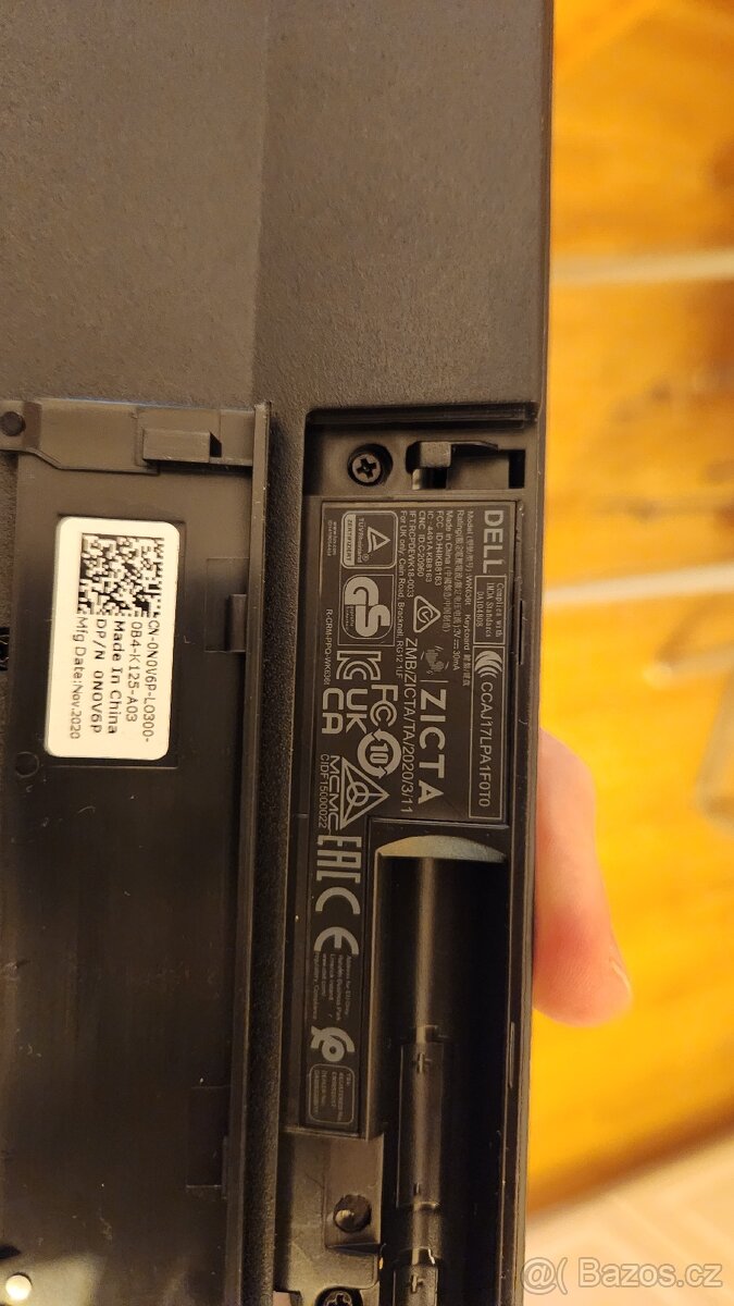 Bezdrátová Bluetooth klávesnice Dell cz