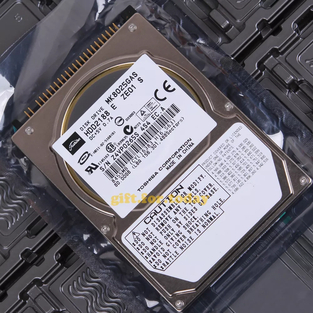 HDD Toshiba 6495MB, plně funkční, nový, pouze vyzkoušený.