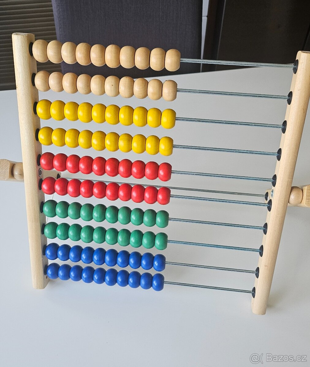 Dřevěné počítadlo Ikea