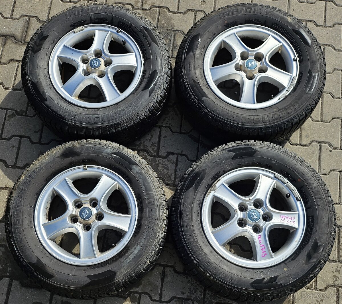 Prodám ALU kola Hyundai č. 1713