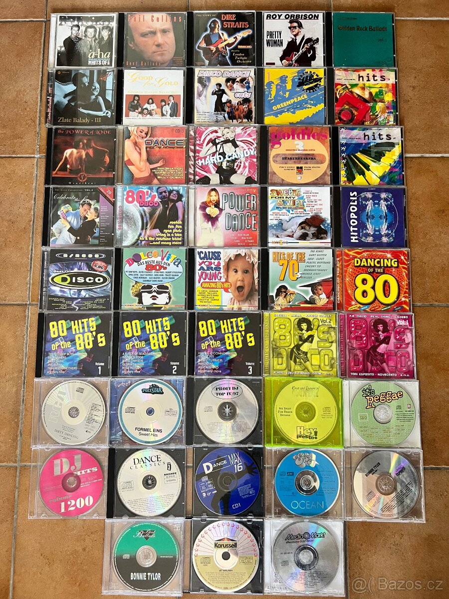 CD převážně 80-90 léta