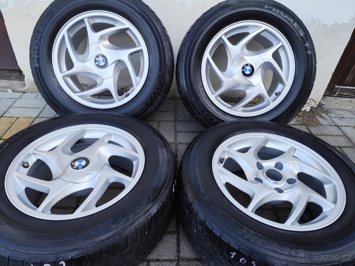 ALU 5x120 r16 BORBET/BMW + PNEU
