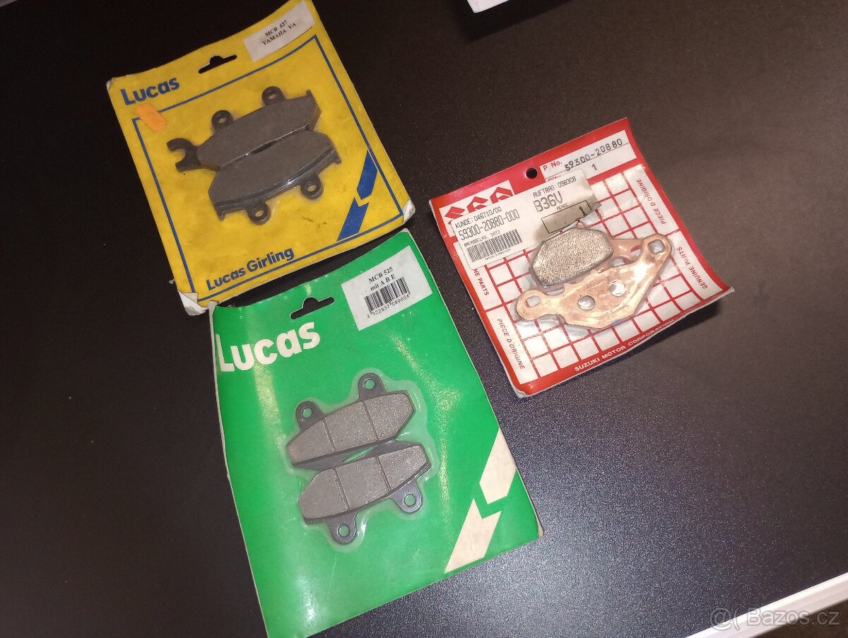 Brzdové destičky moto