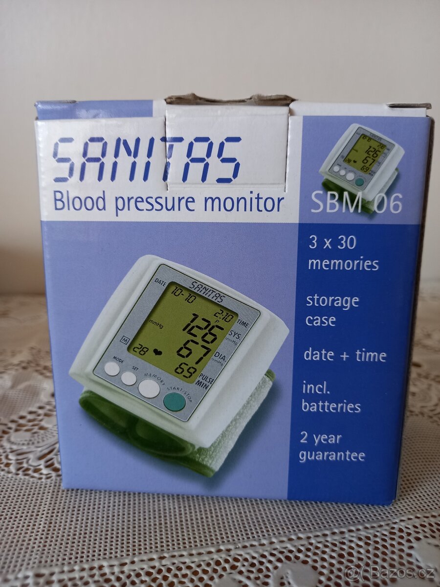 Tlakoměr - na zápěstí